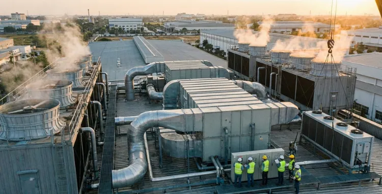 Sistema de climatización industrial